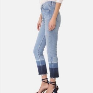 Pistola Ombre Denim Women Cropped Jeans Size 24